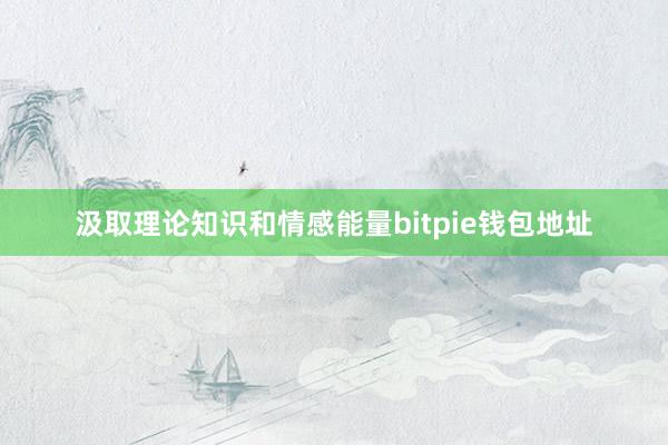 汲取理论知识和情感能量bitpie钱包地址