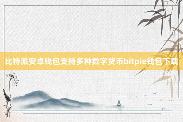 比特派安卓钱包支持多种数字货币bitpie钱包下载