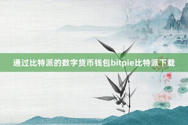 通过比特派的数字货币钱包bitpie比特派下载