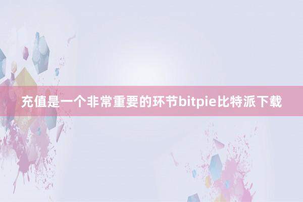 充值是一个非常重要的环节bitpie比特派下载