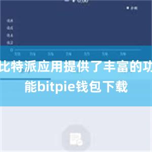 比特派应用提供了丰富的功能bitpie钱包下载